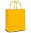 Sacola de Papel P 21,5x15x8cm - Amarelo Escuro - Embalagem Econômica - 10 unidades - 14000020 Cromus - Rizzo - Imagem 1