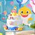Topo de Bolo 1 Ano Festa Baby Shark - 1 Unidade - Cromus - Rizzo Festas - Imagem 3