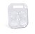 Maleta para 4 ovos Transparente 17x12x6,5cm - 10 unidades - Cromus Páscoa - Rizzo - Imagem 1