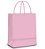 Sacola de Papel G 32x26,5x13cm - Rosa Bebê - 10 unidades - Cromus - Rizzo - Imagem 1