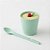 Kit Gourmet com Colher Piccolo - Verde Candy - 25ml - 10 unidades - Plastilânia - Rizzo - Imagem 4
