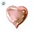 Balão de Festa Metalizado 5" 14x15cm - Coração Rose  - 6 unidades - Rizzo - Imagem 3