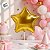 Balão de Festa Metalizado 5" 13,2x15cm - Estrela Dourada - 6 unidades - Rizzo - Imagem 2