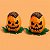 Forminha Para Doces Finos - Abóbora de Halloween - 4,5cm - 24 unidades - Piffer - Rizzo - Imagem 1