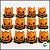 Forminha Para Doces Finos - Abóbora de Halloween - 4,5cm - 24 unidades - Piffer - Rizzo - Imagem 3