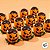 Forminha Para Doces Finos - Abóbora de Halloween - 4,5cm - 24 unidades - Piffer - Rizzo - Imagem 4
