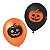 Balão de Festa Látex 8" 20cm Halloween - Abóboras - Preto e Laranja - 20 unidades - Piffer - Rizzo - Imagem 2