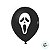 Balão de Festa Látex 8" 20cm Halloween - Pânico - Preto e Branco - 20 unidades - Piffer - Rizzo - Imagem 3
