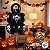 Balão de Festa Látex 8" 20cm Halloween - Pânico - Preto e Branco - 20 unidades - Piffer - Rizzo - Imagem 4