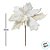 Poinsétia Decorativa - Veludo Branco e Creme - 35cm - 1 unidade - Rizzo - Imagem 3