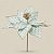 Poinsétia Decorativa - Verde Menta e Branco - 36cm - 1 unidade - Rizzo - Imagem 1