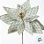Poinsétia Decorativa - Verde Menta e Branco - 36cm - 1 unidade - Rizzo - Imagem 2