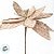Poinsétia Decorativa - Bege e Glitter - 36cm - 1 unidade - Rizzo - Imagem 2