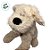 Cachorro de Pelúcia - Creme - 25x25x15cm - 1 unidade - Rizzo - Imagem 3