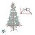 Árvore de Natal Alfazema - 1388 Galhos - 240cm - Ref.RZO03177 - 1 unidade - Rizzo - Imagem 8