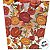 Sacola de Plástico Transparente Fosca - Vermelho Floral - 18x24x10cm - 1 unidade - Rizzo - Imagem 3