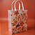 Sacola de Plástico Transparente Fosca - Tucano Floral - 23x30x12cm - 1 unidade - Rizzo - Imagem 1