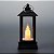 Mini Lamparina Decorativa com Led - Preto - 4,5x9x4,5cm - 1 unidade - Rizzo - Imagem 1