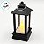 Mini Lamparina Decorativa com Led - Preto - 4,5x9x4,5cm - 1 unidade - Rizzo - Imagem 2