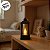 Mini Lamparina Decorativa com Led - Preto - 4,5x9x4,5cm - 1 unidade - Rizzo - Imagem 4