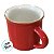 Caneca de Porcelana - Vermelho - 70ml - 1 unidade - Rizzo - Imagem 2