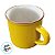 Caneca de Porcelana - Amarelo - 70ml - 1 unidade - Rizzo - Imagem 2