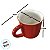 Caneca de Porcelana - Vermelho - 140ml - 1 unidade - Rizzo - Imagem 3