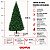 Árvore de Natal Copacabana - 1350 Galhos - 240cm - 1 unidade - Cromus - Rizzo - Imagem 7