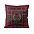 Almofada de Natal com Cardone - Xadrez Verde e Vermelho e Guirlanda - 50x50cm - 1 unidade - Rizzo - Imagem 2