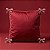 Almofada de Natal com Cardone - Aplique de Laço - Vermelho - 43x43cm - 1 unidade - Rizzo - Imagem 1