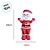 Balão de Festa Microfoil - Papai Noel - 206x106cm  - 1 unidade - Rizzo - Imagem 4