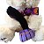 Urso de Pelúcia Bruxo com Vassoura - 15x26x13cm - Halloween - 1 unidade - Rizzo - Imagem 5