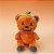 Urso Abóbora Laranja de Pelúcia - 14x22x15cm - Halloween - 1 unidade - Rizzo - Imagem 1