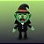 Vampiro Bruxo de Pelúcia - Verde - 13x30x6cm - Halloween - 1 unidade - Rizzo - Imagem 1