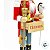 Boneco Soldado Quebra Nozes de Madeira - Placa "Christmas" - Vermelho e Azul - 38cm - 1 unidade - Rizzo - Imagem 3