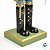 Boneco Soldado Quebra Nozes de Madeira - Placa "Christmas" - Vermelho e Azul - 38cm - 1 unidade - Rizzo - Imagem 4