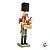 Boneco Soldado Quebra Nozes de Madeira - Placa "Christmas" - Vermelho e Azul - 38cm - 1 unidade - Rizzo - Imagem 6