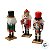 Kit Boneco Soldado Quebra Nozes de Madeira - Vermelho,Azul e Verde - 15cm - 3 unidades - Rizzo - Imagem 4