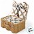 Kit Cesta Pic Nic Para 4 Pessoas - 46x20x33cm com 22 Peças - Natural - 1 unidade - Cromus - Rizzo - Imagem 9