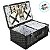 Kit Cesta Pic Nic Para 4 Pessoas - 54x20x34cm com 22 Peças - Preto - 1 unidade - Cromus - Rizzo - Imagem 6