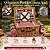 Kit Cesta Pic Nic Para 2 Pessoas - 40x21x28cm com 17 Peças - Natural/Vermelho - 1 unidade - Cromus - Rizzo - Imagem 2