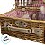 Kit Cesta Pic Nic Para 2 Pessoas - 35x15x25cm com 12 Peças - Natural/Vermelho - 1 unidade - Cromus - Rizzo - Imagem 3