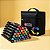Kit Canetinhas Marcador para Colorir com Estojo - 40 Cores - Ponta Bullet 1mm e Chanfrada 6mm - 1 unidade - Deli - Rizzo - Imagem 1