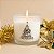 Vela Aromática de Natal - Boas Vibrações - Branco - 150g - 1 unidade - Rizzo - Imagem 1