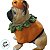 Enfeite Decorativo de Halloween em Resina - Cachorro Pug Abóbora - 10,5x6x7,5cm - 1 unidade - Cromus - Rizzo - Imagem 4