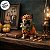 Enfeite Decorativo de Halloween em Resina - Cachorro Pug Abóbora - 10,5x6x7,5cm - 1 unidade - Cromus - Rizzo - Imagem 6