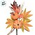 Enfeite de Halloween - Galho de Abóbora e Trigo - 30cm - 1 unidade - Cromus - Rizzo - Imagem 3