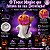 Enfeite Decorativo Halloween em Resina - Abóbora Fantasma com LED Colorido - 14x8,5x7,5cm - 1 unidade - Cromus - Rizzo - Imagem 2