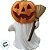 Enfeite Decorativo Halloween em Resina - Abóbora Fantasma com LED Colorido - 14x8,5x7,5cm - 1 unidade - Cromus - Rizzo - Imagem 3