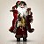 Papai Noel Decorativo em Pé com Presente - Vermelho - 90cm - RZO02545 - 1 unidade - Rizzo - Imagem 1